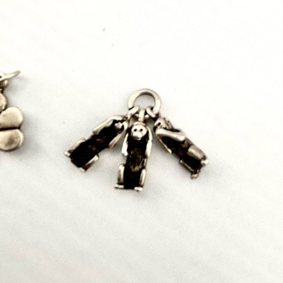 Vintage Whimsical Sterling Silver 925 Charm Bundle - Lot of 3 - Picture 4 of 10
